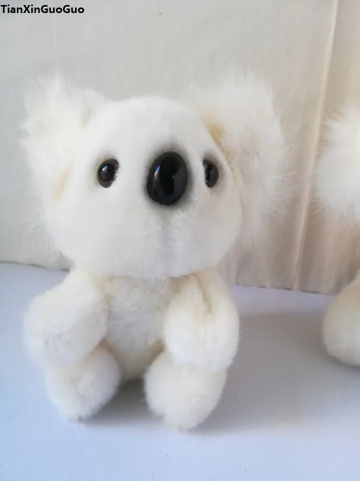 

lovely cartoon koala plush toy about 18cm white koala soft doll kid's toy birthday gift s2041