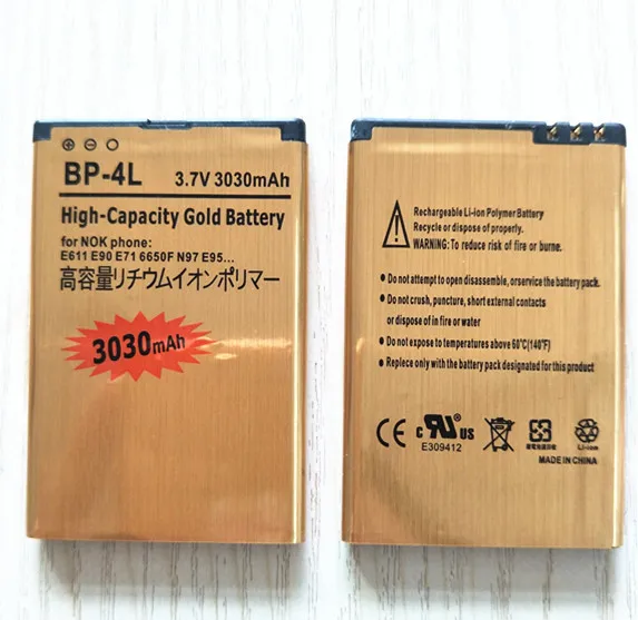 Аккумулятор для Nokia E61i E63 E90 E90i 6650F N97 N97i E95 E71 E72 E73 E75 E52 E55 2 шт./партия - купить по