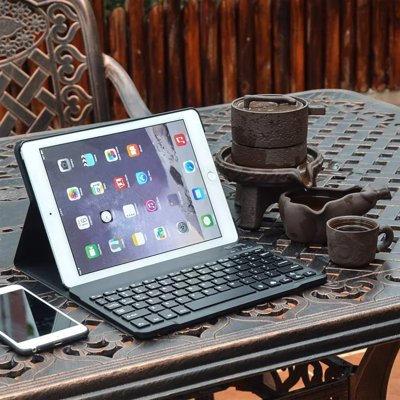 Чехол для iPad 10 2 Bluetooth клавиатура чехол Mini 1 3 4 5 Air 2017 2018 нового 9 7 Pro 11|Чехлы