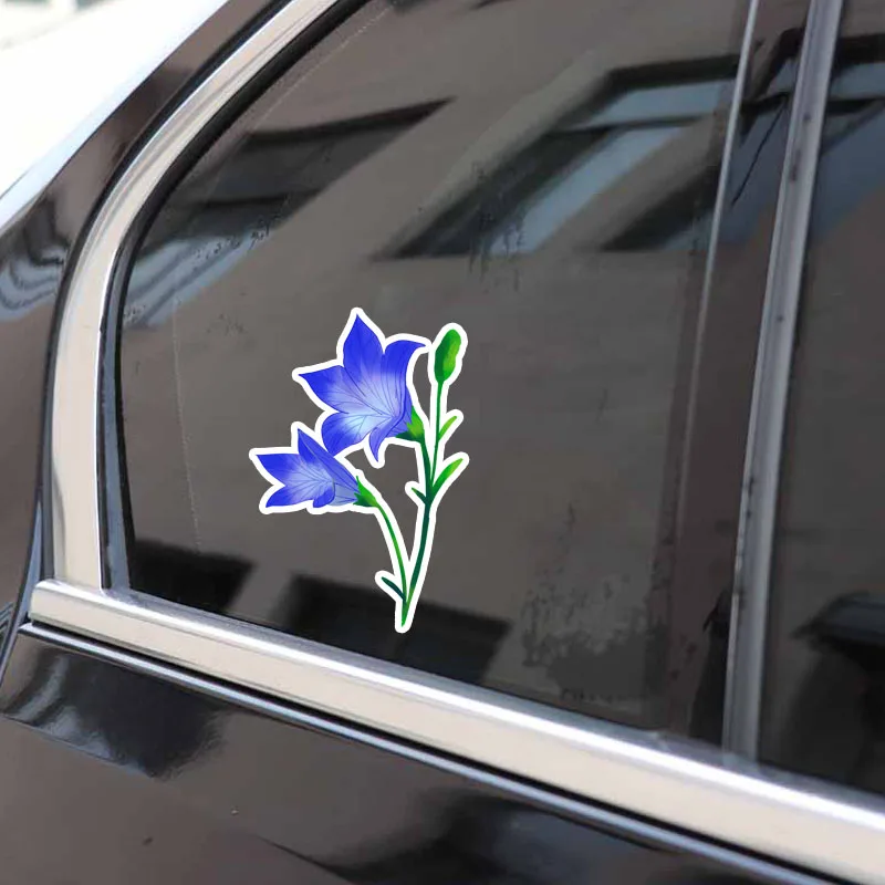 YJZT 10.2*15.3CM Plant Pretty Wisteria Flowers Car Stickers Accessories Bumper Window 11A1424 | Автомобили и мотоциклы