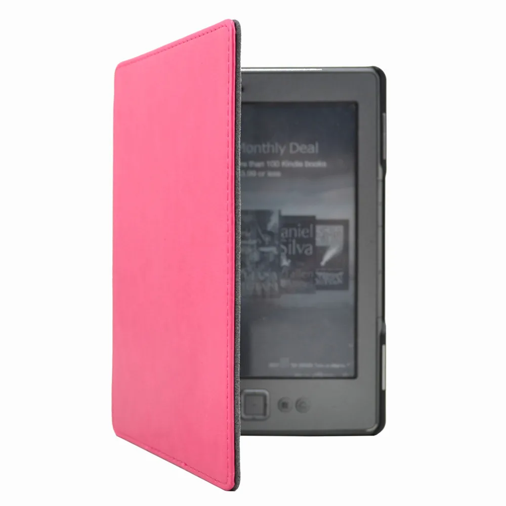 Тонкий защитный чехол 6 дюймов, тонкий кожаный чехол для Kindle4 Kindle5 Kindle 4th Kindle 5th 6 дюймов, чехол для планшета