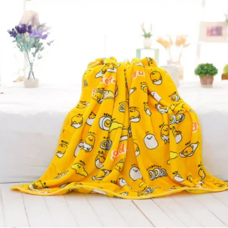 Мультфильм Gudetama ленивое яйцо Мягкая Наволочка плюшевые игрушки одеяло День