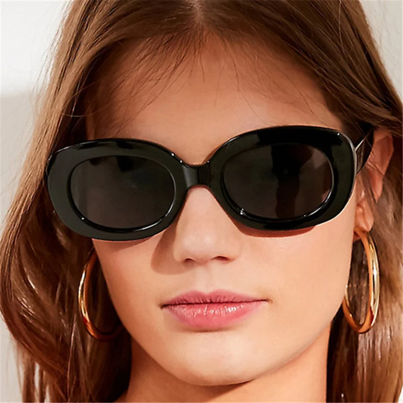 Oulylan женские Овальные Солнцезащитные очки роскошные брендовые дизайнерские