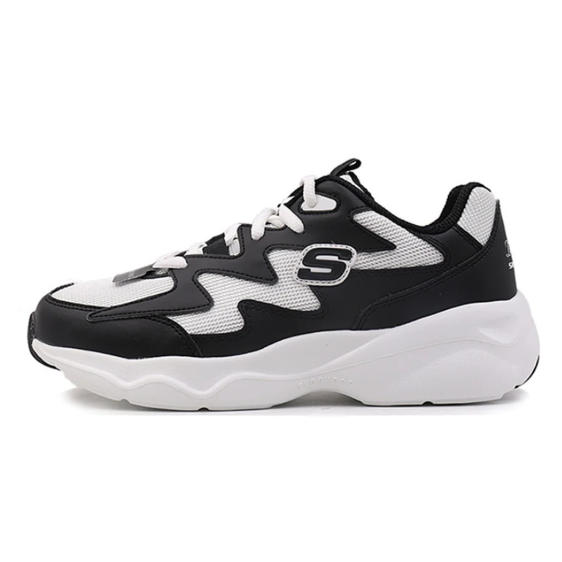 Skechers/Женская обувь; Новинка года; D'LITES; повседневная обувь; Женская Удобная дышащая обувь на платформе со шнуровкой; 88888105-WGRY - Цвет: 88888105-BKW