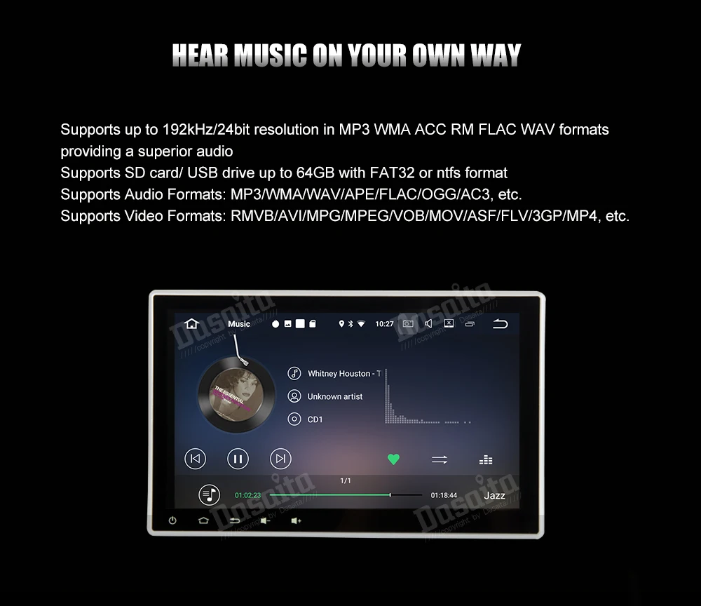 2 Din автомагнитола gps Android 9,0 Съемная панель с 2G+ 16G четырехъядерный стерео авто мультимедиа Подходит для Nissan Honda Toyota