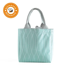 Термоизолированная женская сумка для ланча bonamy, Портативная сумка-холодильник на шнурке, изоляционная сумка для ланча с бутылкой для молока