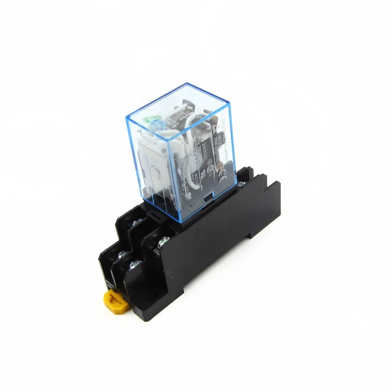 Реле питания LY2NJ 12 В DC катушка миниатюрное реле DPDT 8 контактов 10A 240VAC LY2 HH62P JQX 13F с