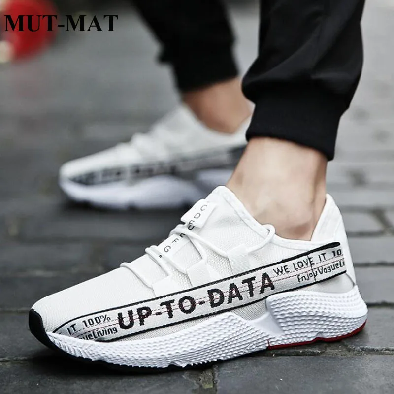 Новинка весна-лето 2019 спортивная обувь для бега с буквенным принтом тканая