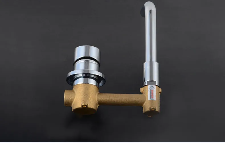 Ванная комната Soild Латунь Круглый Одной ручкой раковина кран с Аэратором chrome12-057 |