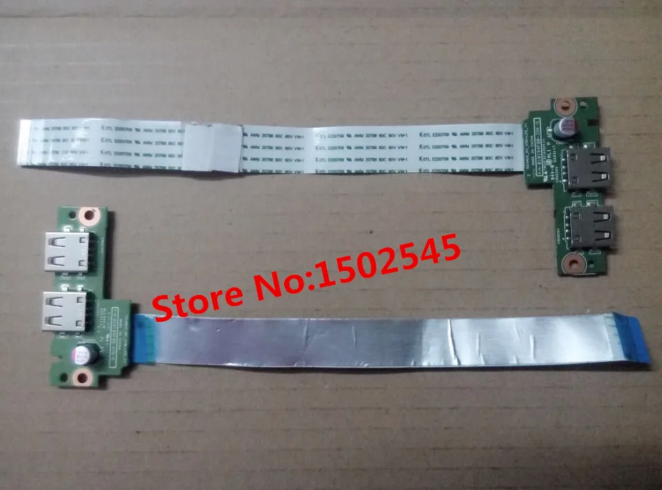 Бесплатная доставка оригинальный ноутбук USB интерфейс плата с кабелем для HP 15-D