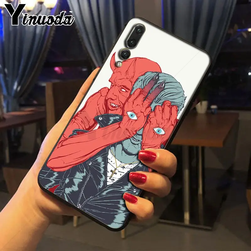 Чехол для телефона Yinuoda Lucifer Satan Angel Devil Huawei nova 3i P20Lite P10 Plus Mate10Lite Mate20 P20 Pro