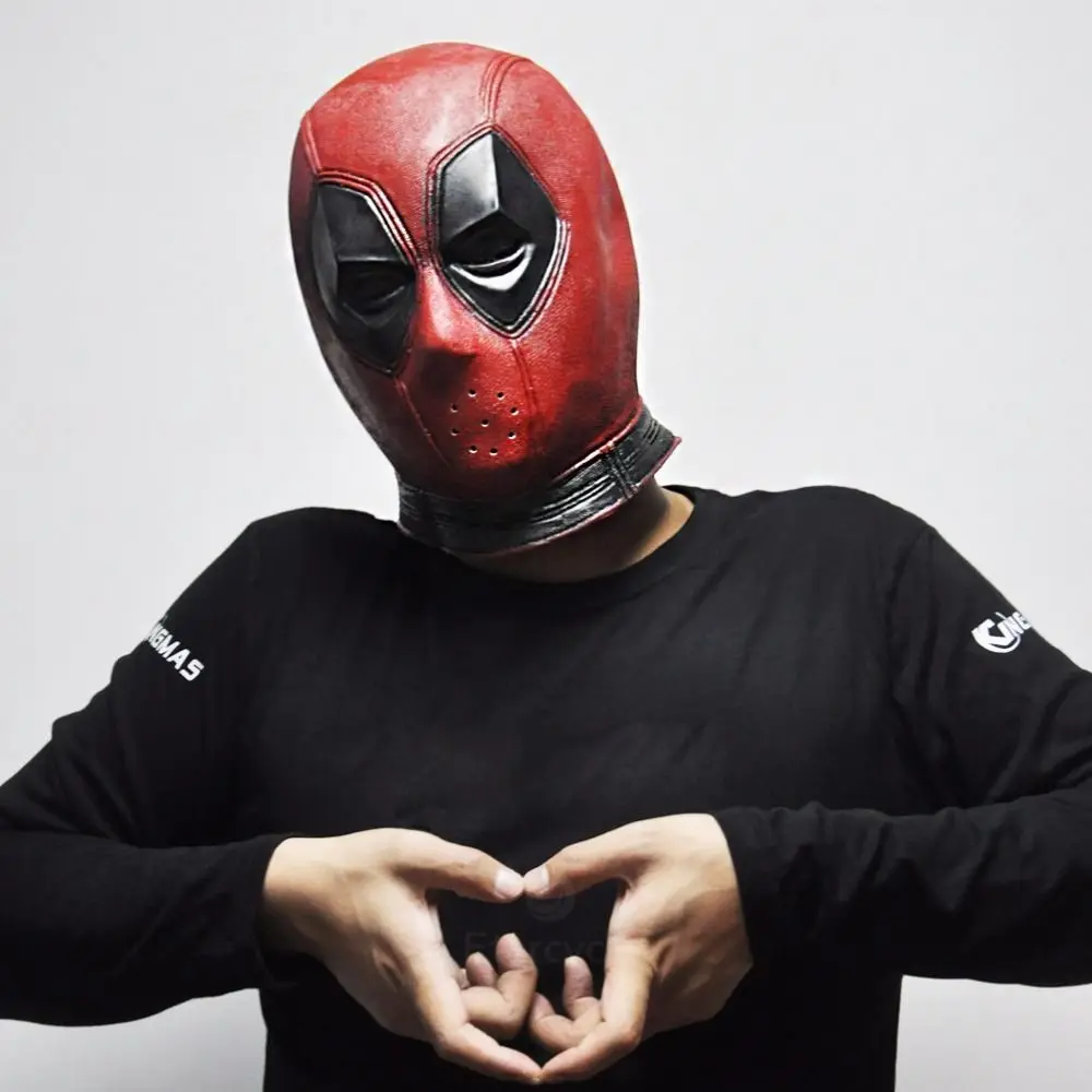 Marvel Дэдпул маски Хэллоуин Косплэй костюм реквизит супергероя фильм латекс маска
