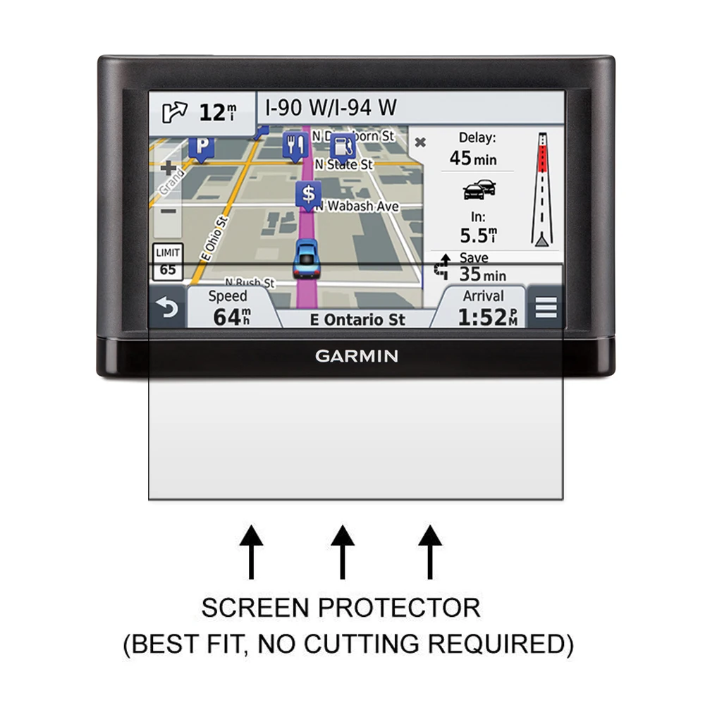 3x Антибликовая Защитная пленка для ЖК экрана телефона Garmin Nuvi 55 55LM 55LMT GPS|lcd screen