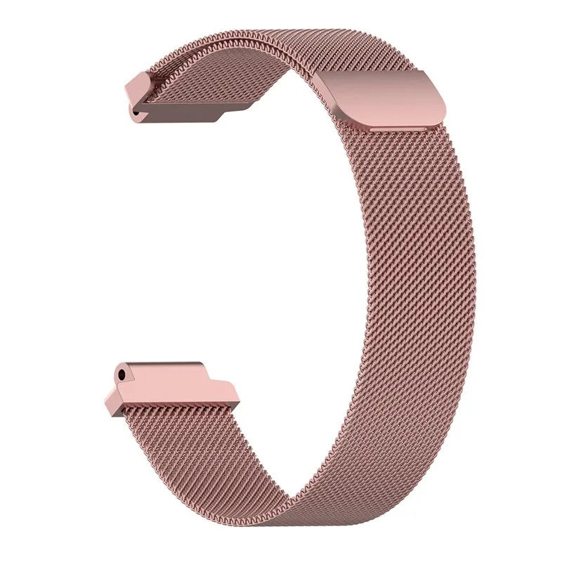 Pink HIPERDEAL Смарт аксессуары ремешок большой Миланский Магнитная часовая полоса ремешок для Garmin Forerunner 220 235 235 735 Apr11 - Цвет: Pink