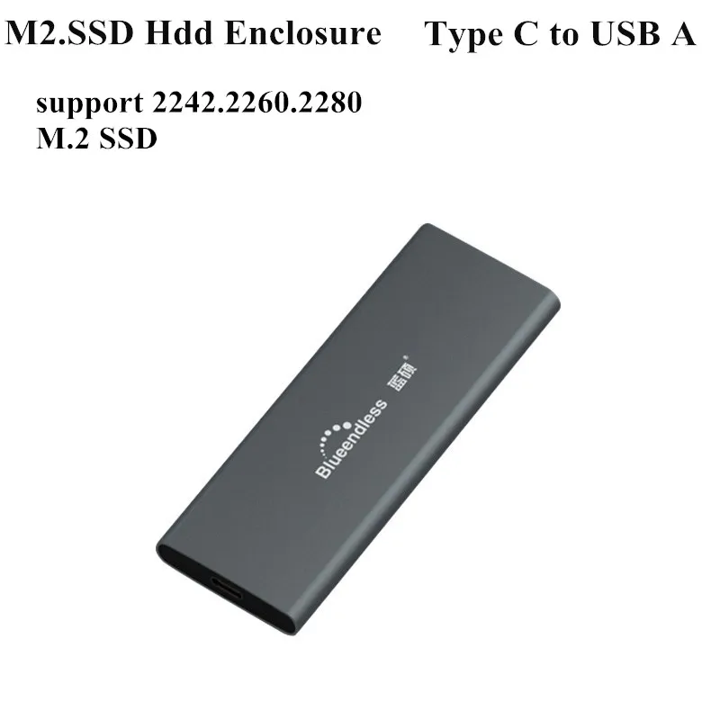 Blueendless 2018 SSD M2sata USB 3 0 чехол для жесткого диска 2 5 дюйма алюминиевый внешний корпус