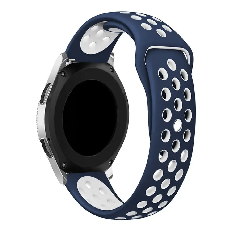2 красочные ремешки 22 мм Replacemet для Samsung Galaxy Watch 46 браслет дышащие Смарт часы
