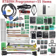 100% оригинальное RT809H EMMC Программирование Nand FLASH со всеми