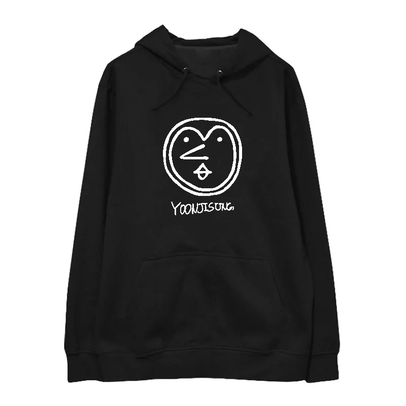Kpop Wanna One окружающая подпись рисованная вручную одежда с капюшоном Харадзюку