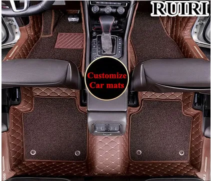 Хорошее качественные маты! Специальные автомобильные коврики для Toyota Camry Водонепроницаемые двухслойные Автомобильные ковры для Camry