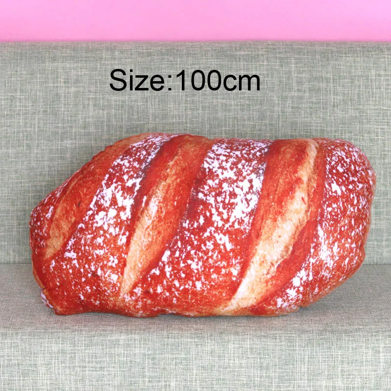 red bread-100cm Моделирование древесины текстуры Большой ивы Пирс моделирование съемные моющиеся подушки для дивана домашние декоративные - Цвет: red bread-100cm