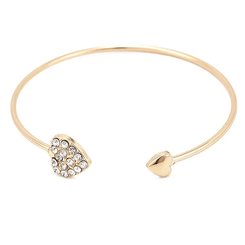 3 шт./компл. в богемном стиле ретро браслет золотого цвета с бантами и сердечками