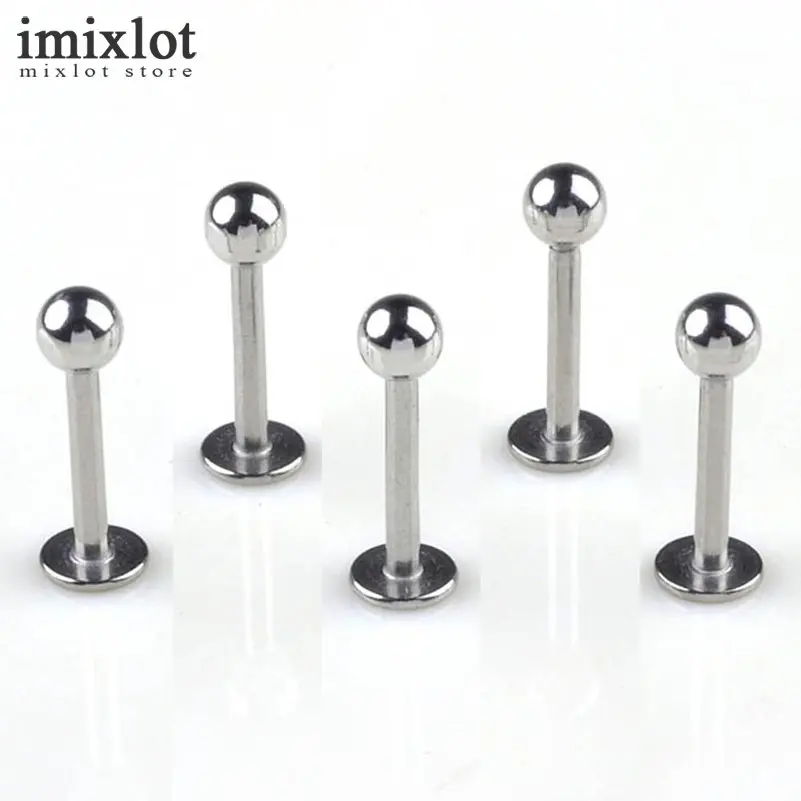 Imixlot 10 шт./лот хирургическая сталь титановая анодированная губная серьга кольцо