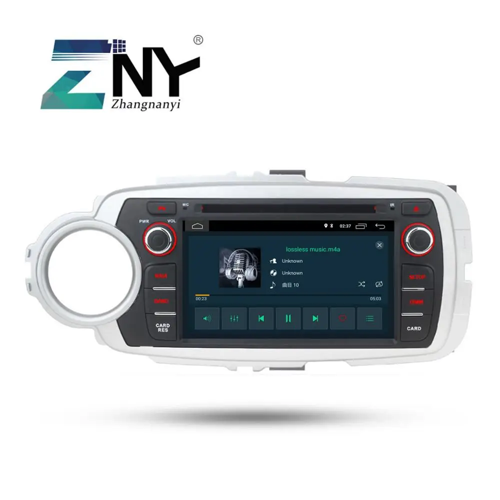 7 &quotHD Android 9 0 GPS для автомобиля стерео Toyota Yaris 2012 2013 2014 2015 2016 2017 Авто Радио FM видео