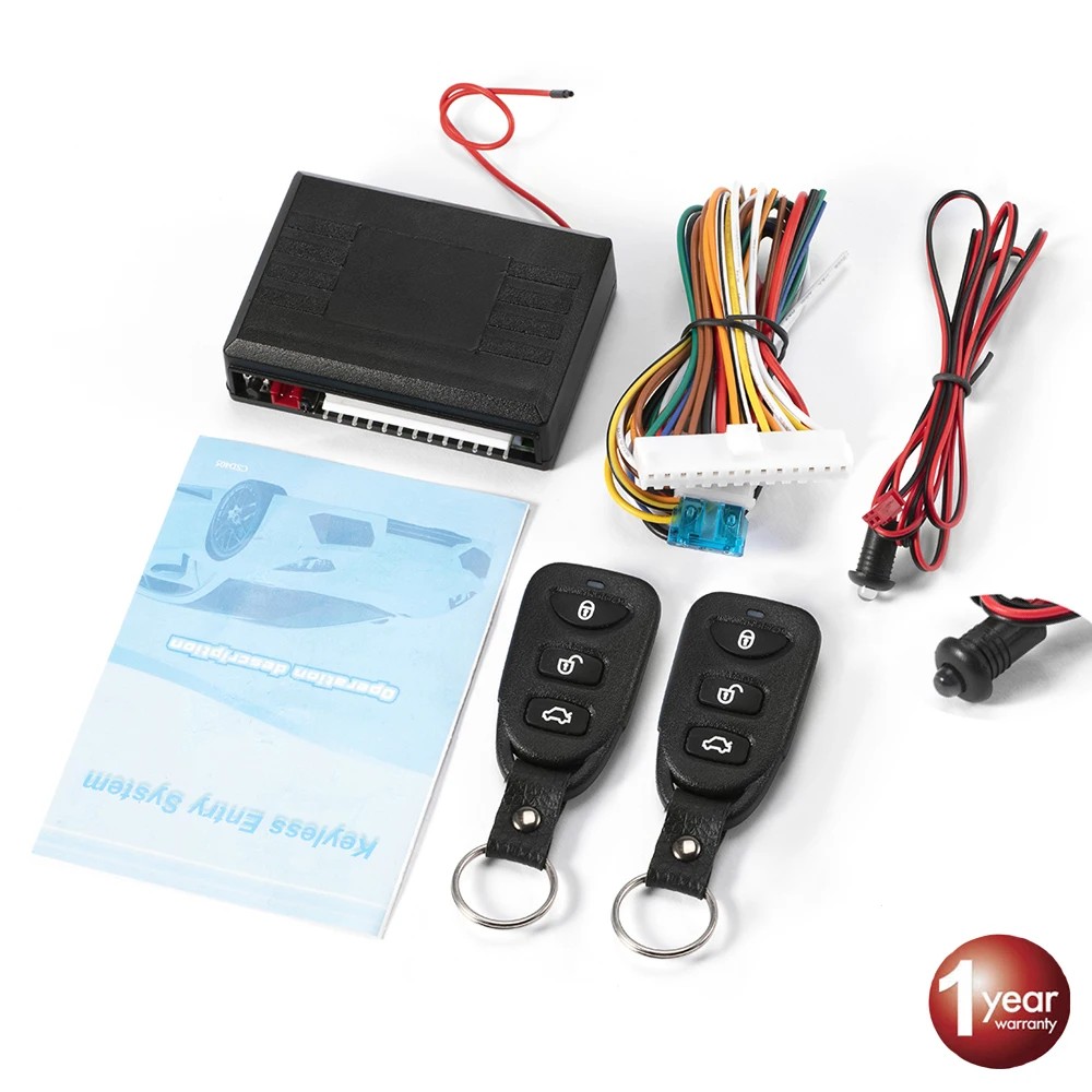 

Car Remote Central Door Lock Keyless System Central Locking Auto Remote Central Kit with Remote Control Car Alarm Systems