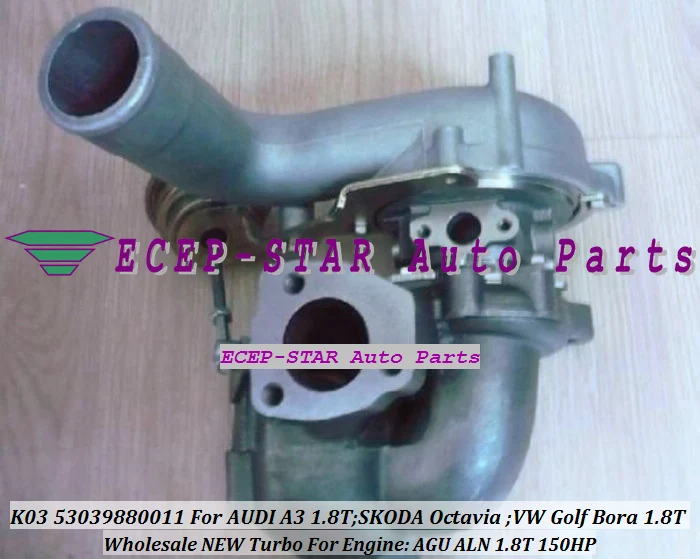 Бесплатная доставка Turbo K03 11 53039700011 53039700044 06A145703B 06A145703G для AUDI A3 Octavia 1 8 T VW Golf Bora 01 AGU ALN