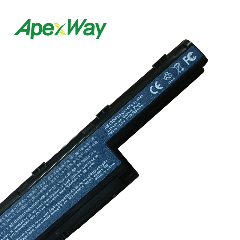 Аккумулятор для ноутбука Acer AS10D3E AS10D41 AS10D51 AS10D5E AS10D61 AS10D71 AS10D73 AS10D75 AS10D7E AS10D81 BT.00603.111 6600