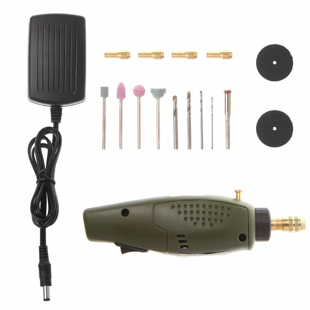 Convenient EU Plug Mini Electric Drill Accessories Grinding set Tool for Milling Polishing