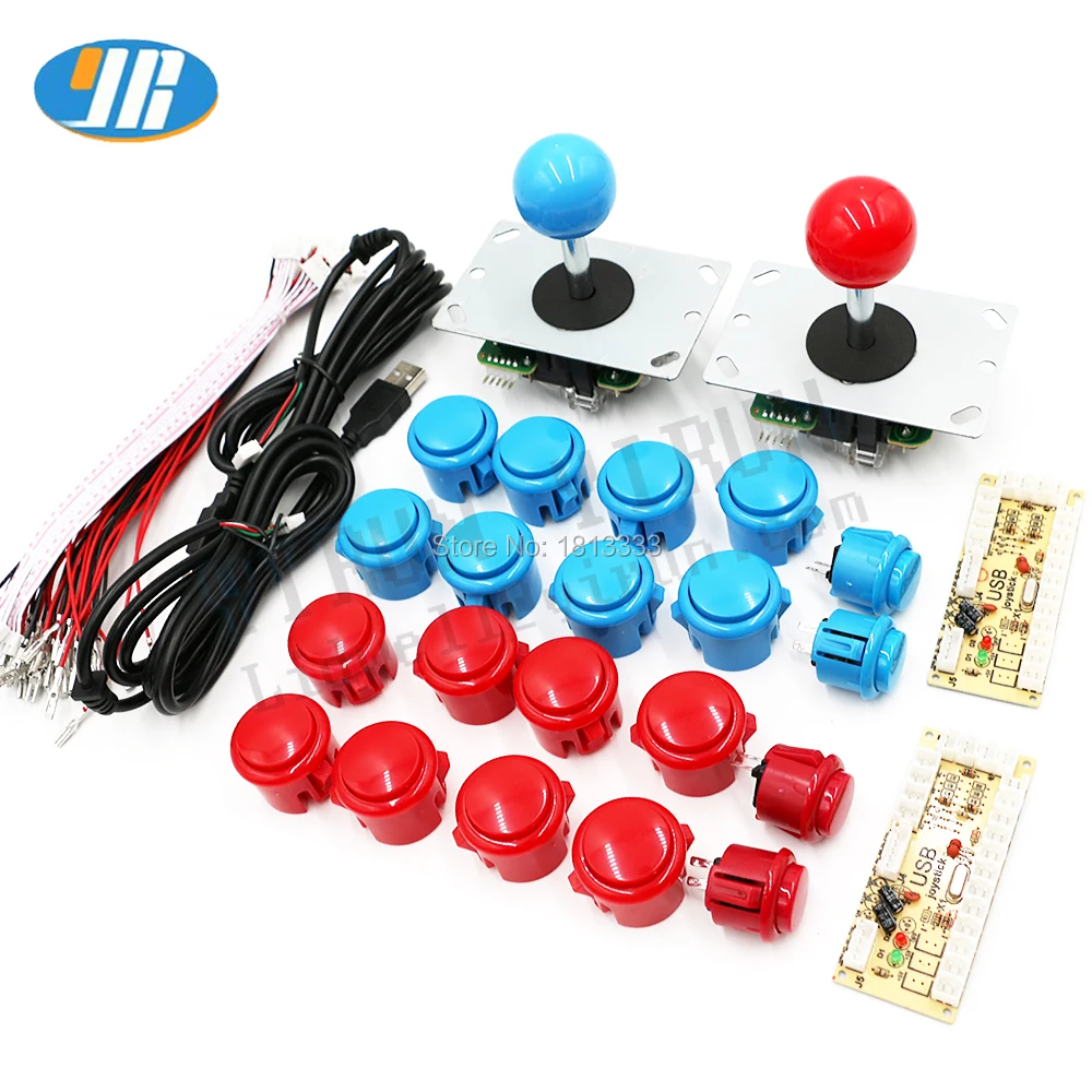 Аркадный джойстик Copy SANWA набор сделай сам с нулевой задержкой USB энкодер для ПК 4/8