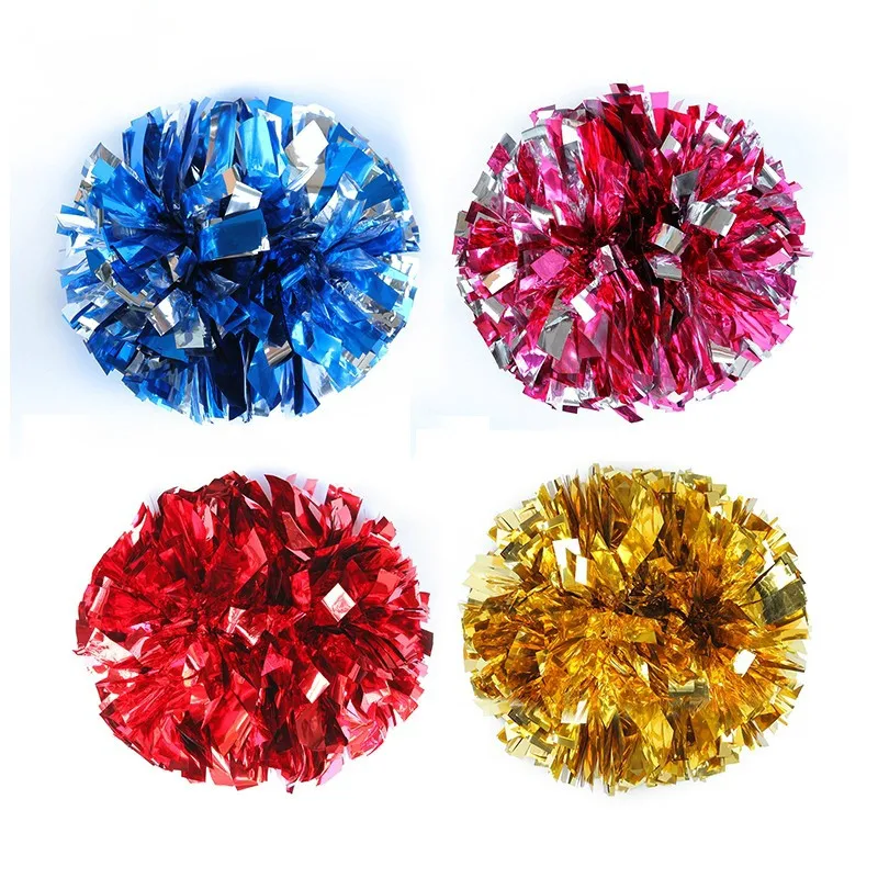 6 дюймов ручные помпоны Чирлидера Черлидинга Cheer Танцевальная вечеринка