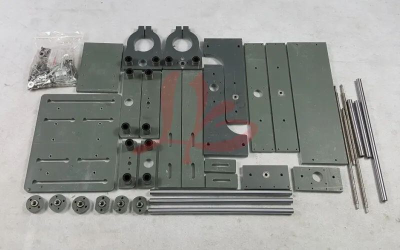 

Cheapest DIY mini cnc machine frame without motor Working area:200*200*70mm require NEMA17 Stepper motor