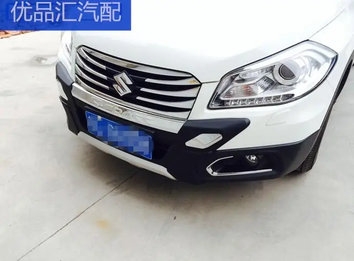 Высококачественная пластиковая защита переднего бампера для Suzuki S-Cross SX4 2014 + |