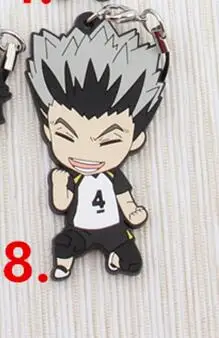 1 шт Haikyuu! Karasuno старшеклассница волейбол Хината Shyouyou спортивные брелки - Цвет: 8