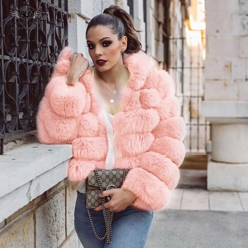 Photo color Tatyana Furclub натуральное меховое пальто Женская куртка из лисьего меха с капюшоном цельная кожа натуральная Шуба из натурального Лисьего меха Женское зимнее роскошное меховое пальто - Цвет: Photo color