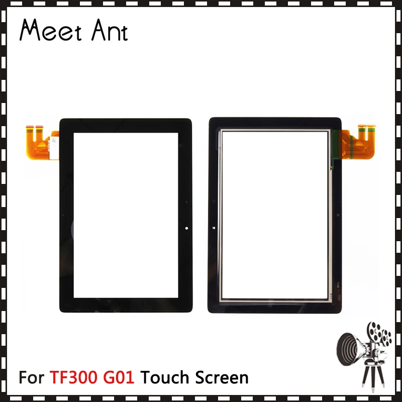 

10Pcs/lot For Asus Transformer Pad TF300 TF300T TF300TG 69.10I21. G01 Touch Screen Digitizer Sensor Front Outer Glass Lens Panel