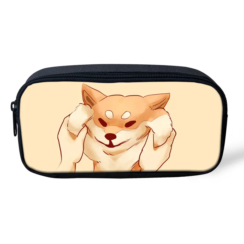 NOISYDESIGNS Shiba Inu мультфильм пенал детская ручка сумки Чехлы чехол для мальчиков и