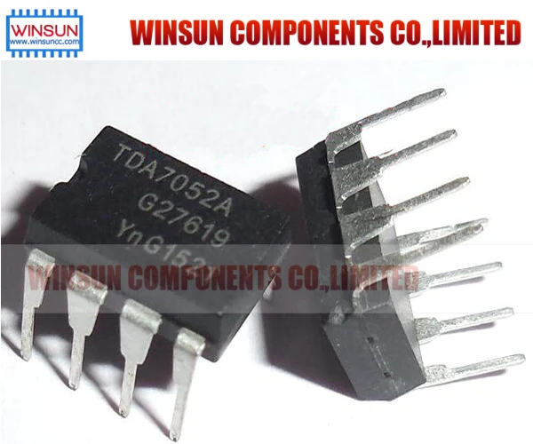10 шт. TDA7052A DIP 8 TDA7052 100% Аутентичный|Соединители| |