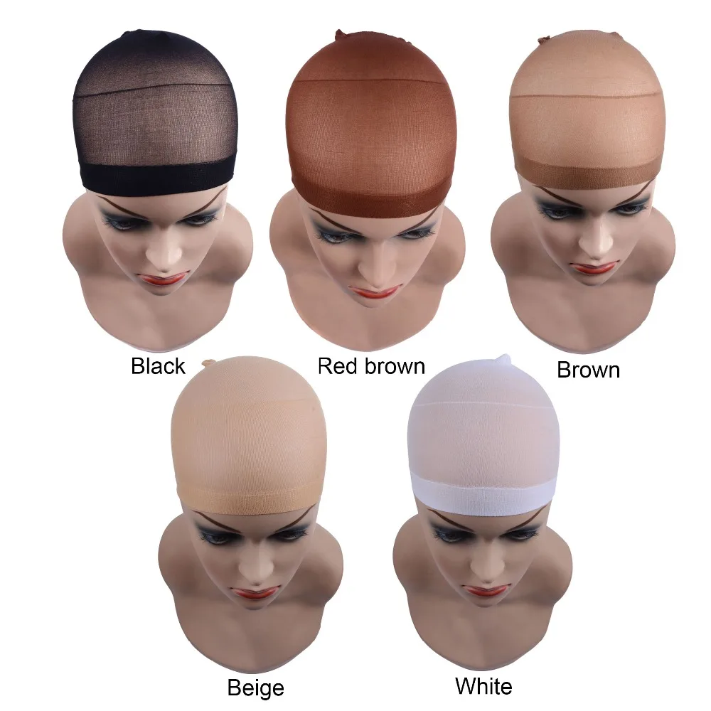 

36pc Clearance Quality Deluxe Wig Cap Hair Net For Weave 2 Pieces/Pack Hair Wig Nets Stretch Mesh Wig Cap For Making Wigs