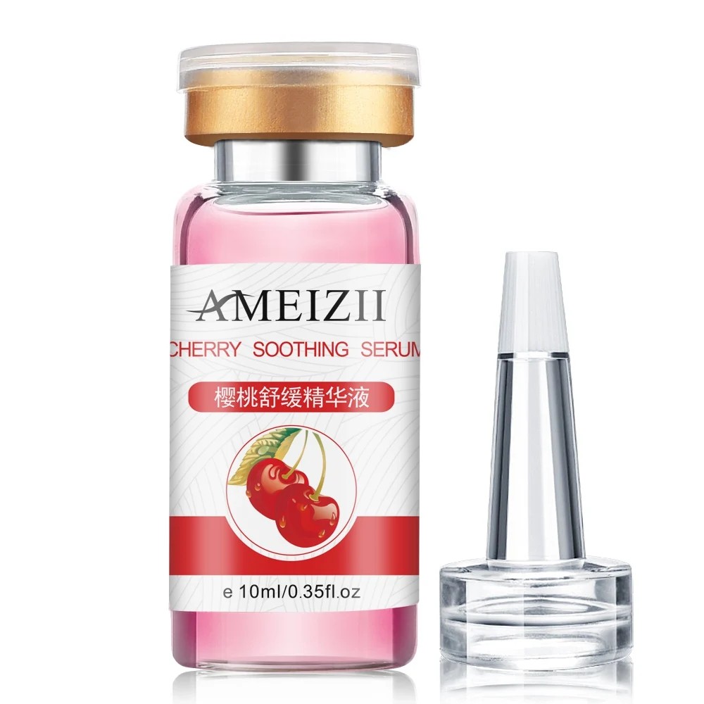 cherry AMEIZII 24K золото шесть пептидов гиалуроновой кислоты Сыворотка увлажняющая против морщин отбеливающая уход за кожей восстанавливающая эссенция для лица - Вес нетто: cherry