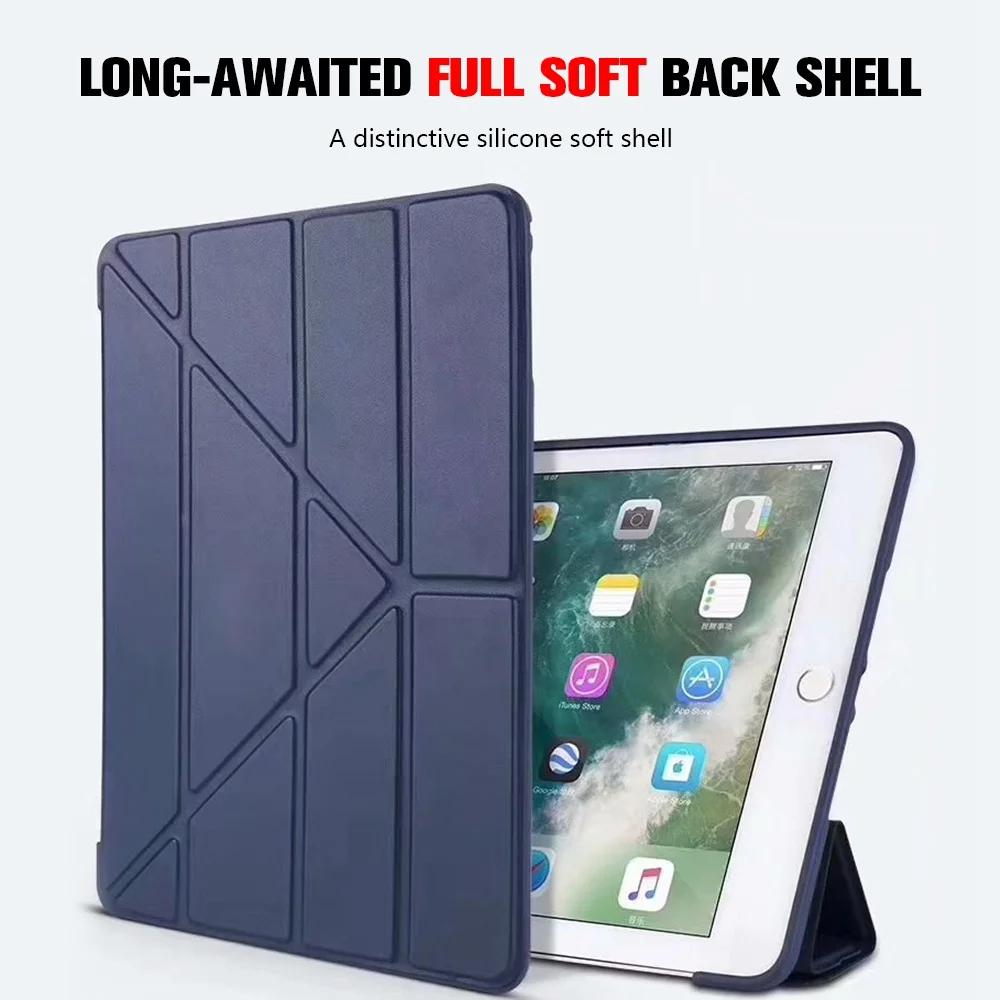 Для ipad чехол Роскошный чехол для ipad Air 2 1 5 6 чехол силиконовый Пробуждение Авто Режим сна кожаный для ipad 9,7 чехол s 6