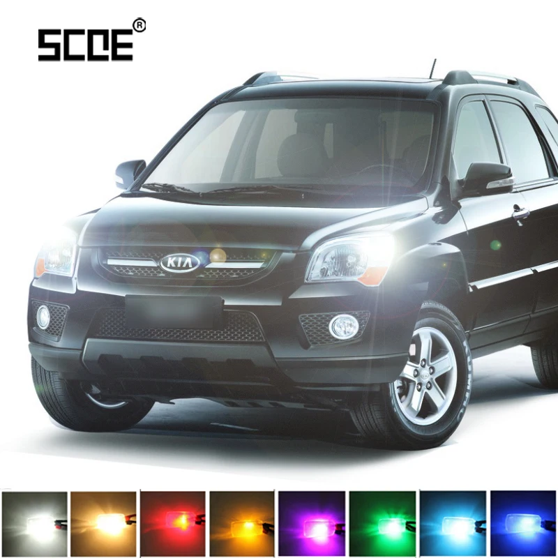 SCOE 2X 12SMD светодиодный передний стояночный боковой габаритный светильник