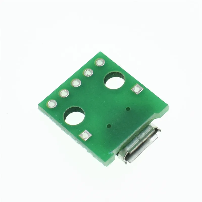 10 шт. Мини Micro USB Для DIP 2 54 мм адаптер разъем плата модуля панель гнездо 5 контактный