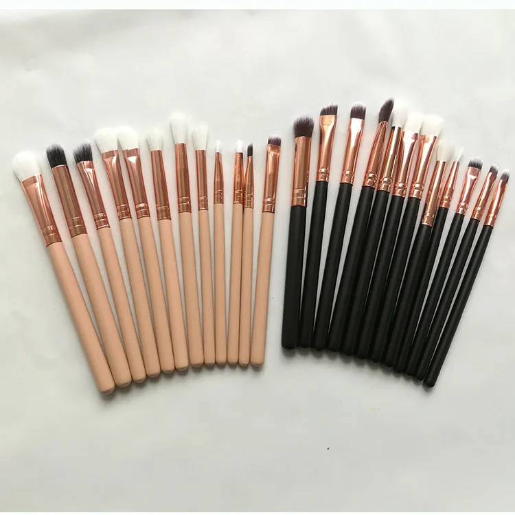 

50sets/lot High quality 12Pcs Blending Pencil Foundation Eye shadow Makeup Brushes Eyeshadow Eyeliner Eyes Make up Brush Set