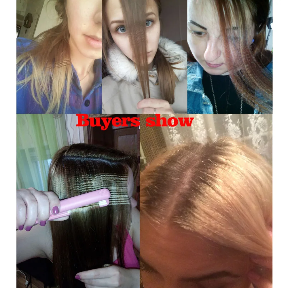 NewView мини выпрямитель для волос Утюг розовый керамика электронный chapinha nano титан