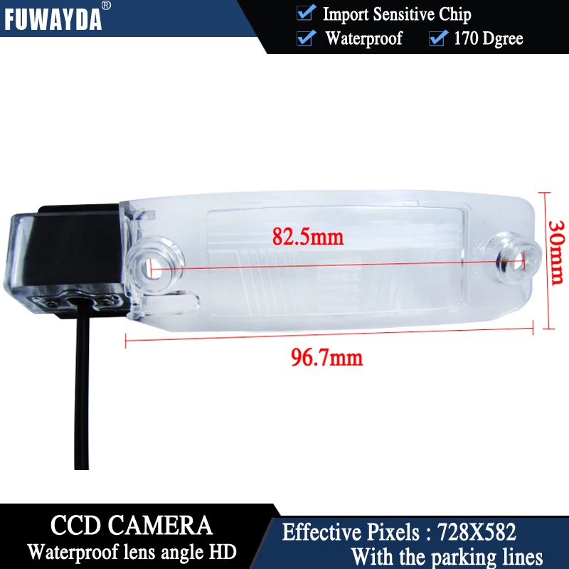 Камера заднего вида FUWAYDA для KIA SPORTAGE R 2010 2014 + 4 3 дюйма|camera for kia sportage|rear view camerarear car camera