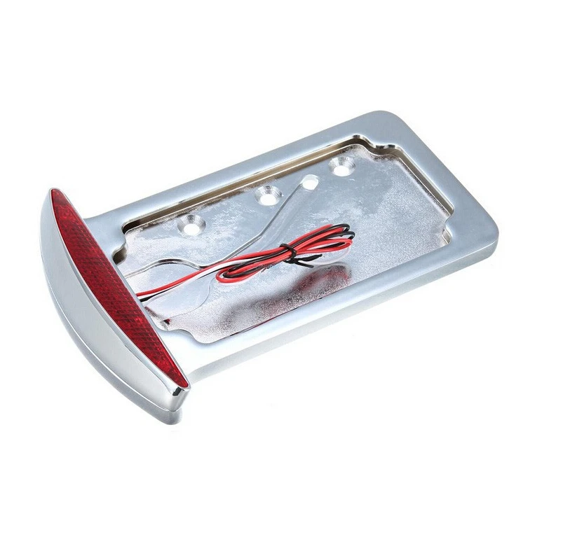 Хромированный задний стоп-сигнал для номерного знака Harley-Davidson чоппера