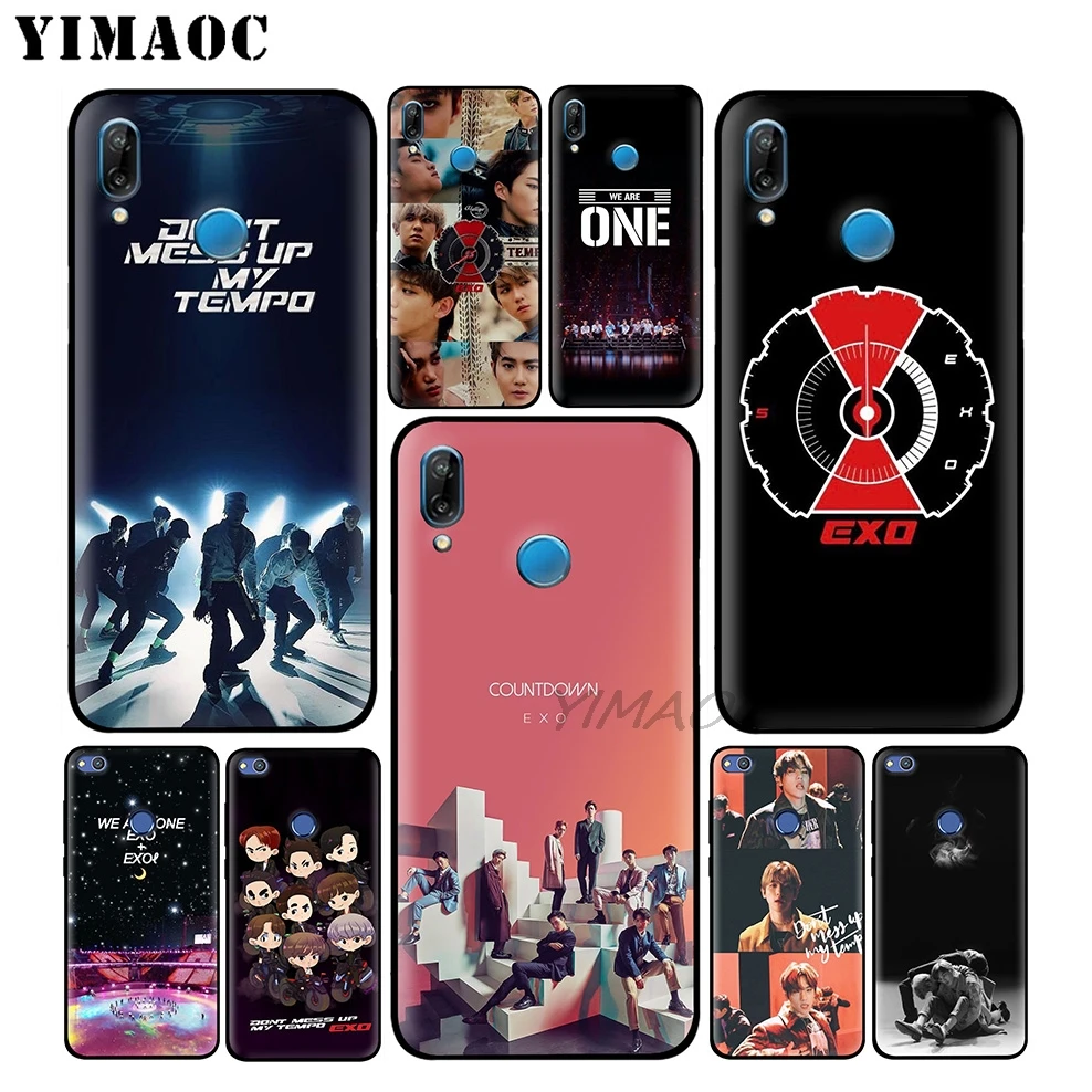 Yimaoc TEMPO EXO новый мягкий чехол для huawei P30 P20 Pro P10 P9 P8 2015 2017 P Smart плюс Z 2019 Nova 5i 4 3 3i 2i Lite |